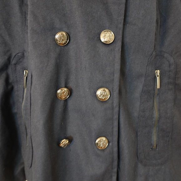 (NWT) Yoki Navy Blue Pea Coat 3XL - Picture 9 of 13
